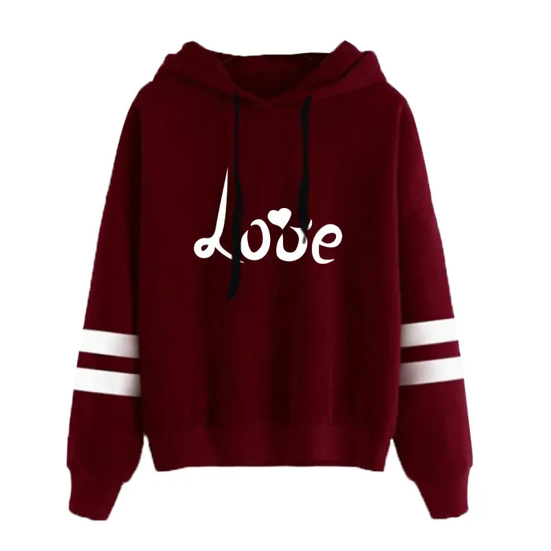 Women Sweatshirt Outdoors Spring Summer Versatile Pullovers Hot Sale Hoodies Stripe Style Fashion Casual Sports Daily Simplicity