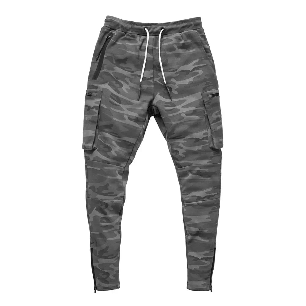 Joggers Sweatpants Men Casual Skinny Pants Multi-pocket Trousers Male Track Pants Gym Fitness Training Bodybuilding Sport Pant