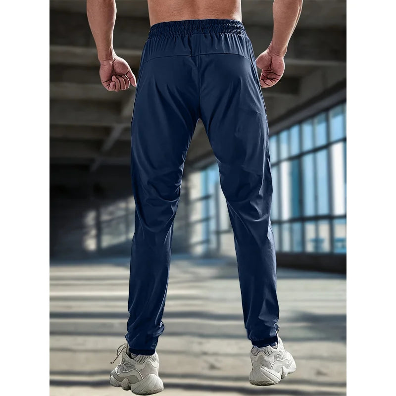 3-Pack Men's Spring And Summer Running Sweatpants With Zippered Pockets Gym Pants Man Fishing Tracksuit Gift Trousers Football