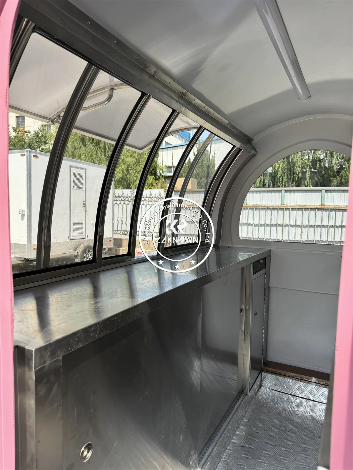 Concession Food Truck Trailer Ice Cream Kiosk Fully Equipped Coffee Snack Shop Store Bbq Restaurant Mobile Kitchen  Food Truck