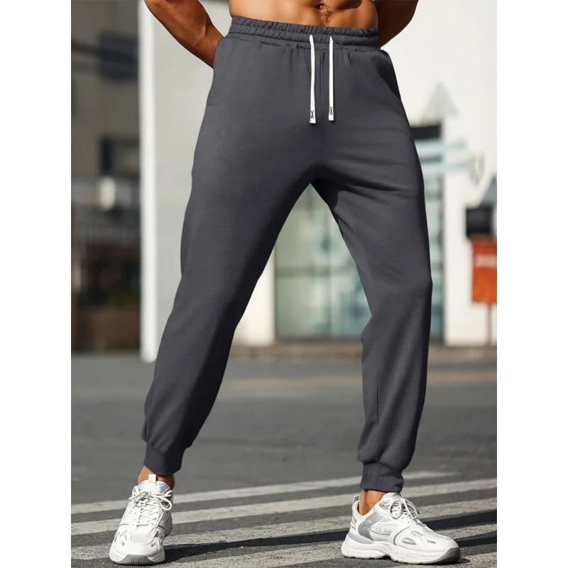 Casual Pants Women's Sports Clothing Men's Black Autumn 2026 Clothes Cargo Drawstring Elastic Waist Long Y2k Man Trousers