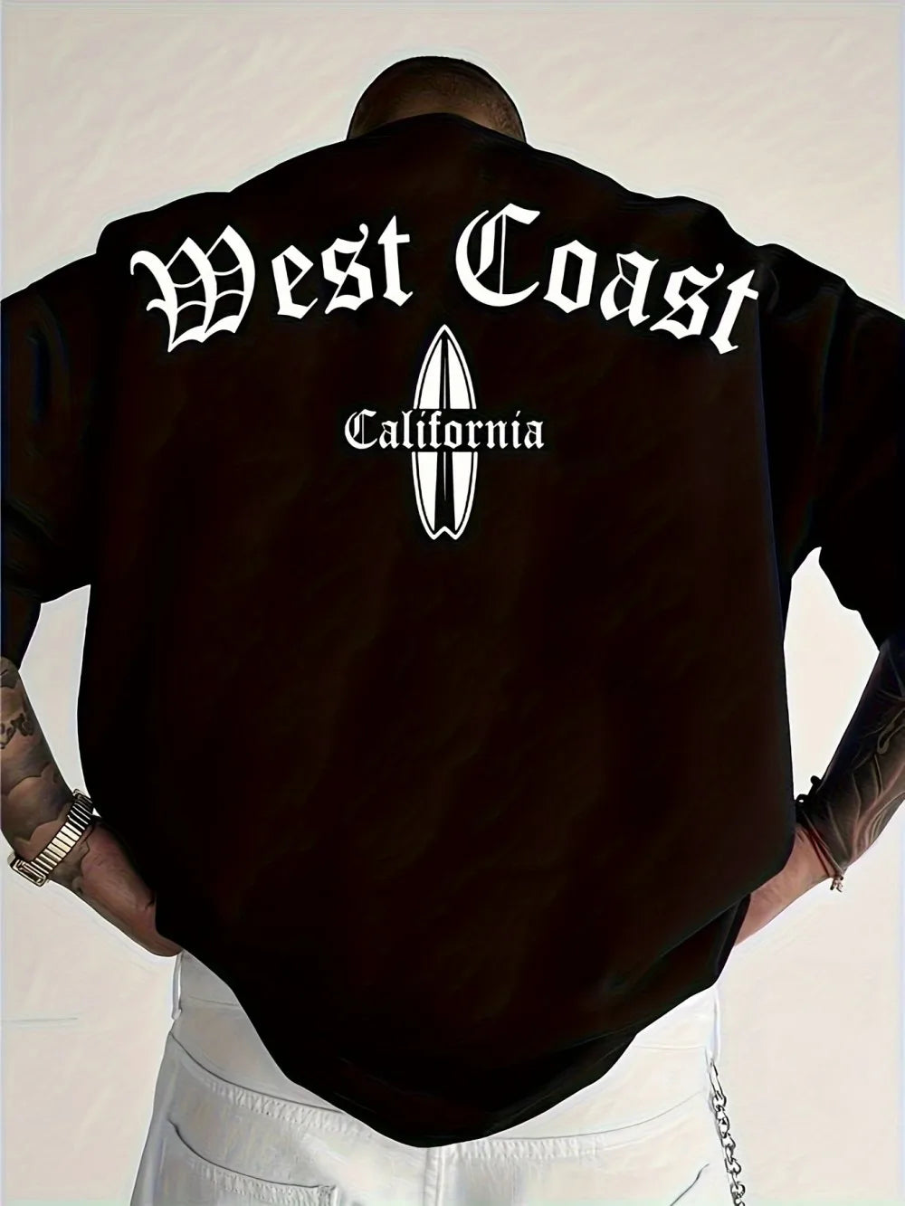 Gothic style new summer men's letter printed breathable and comfortable round neck T-shirt outdoor casual fashion top
