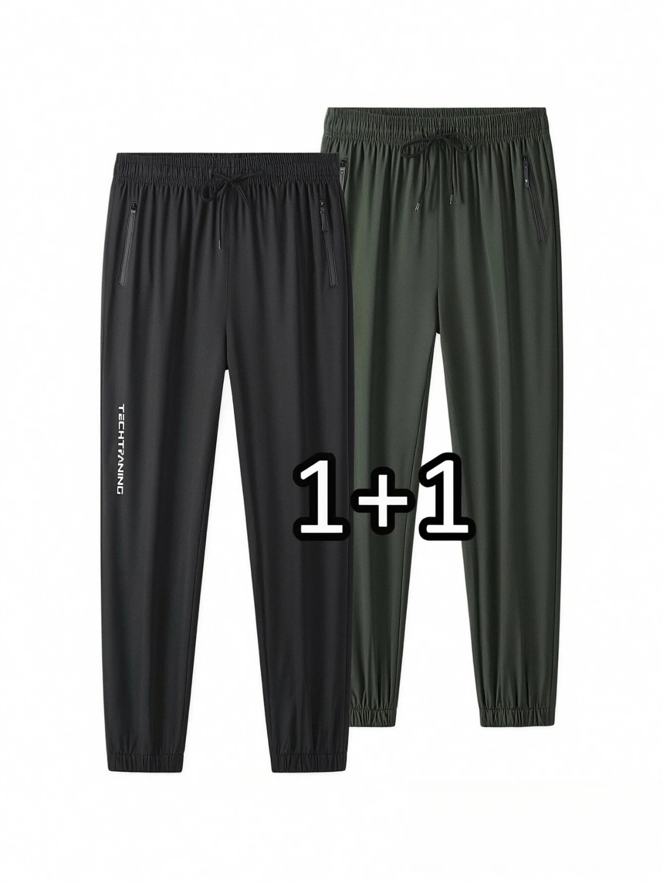 2-piece set Summer Thin Casual Sports Jogging Pants for Men Casual Trousers Man Fishing Joggers Y2k Football Sweatpants Gym Man