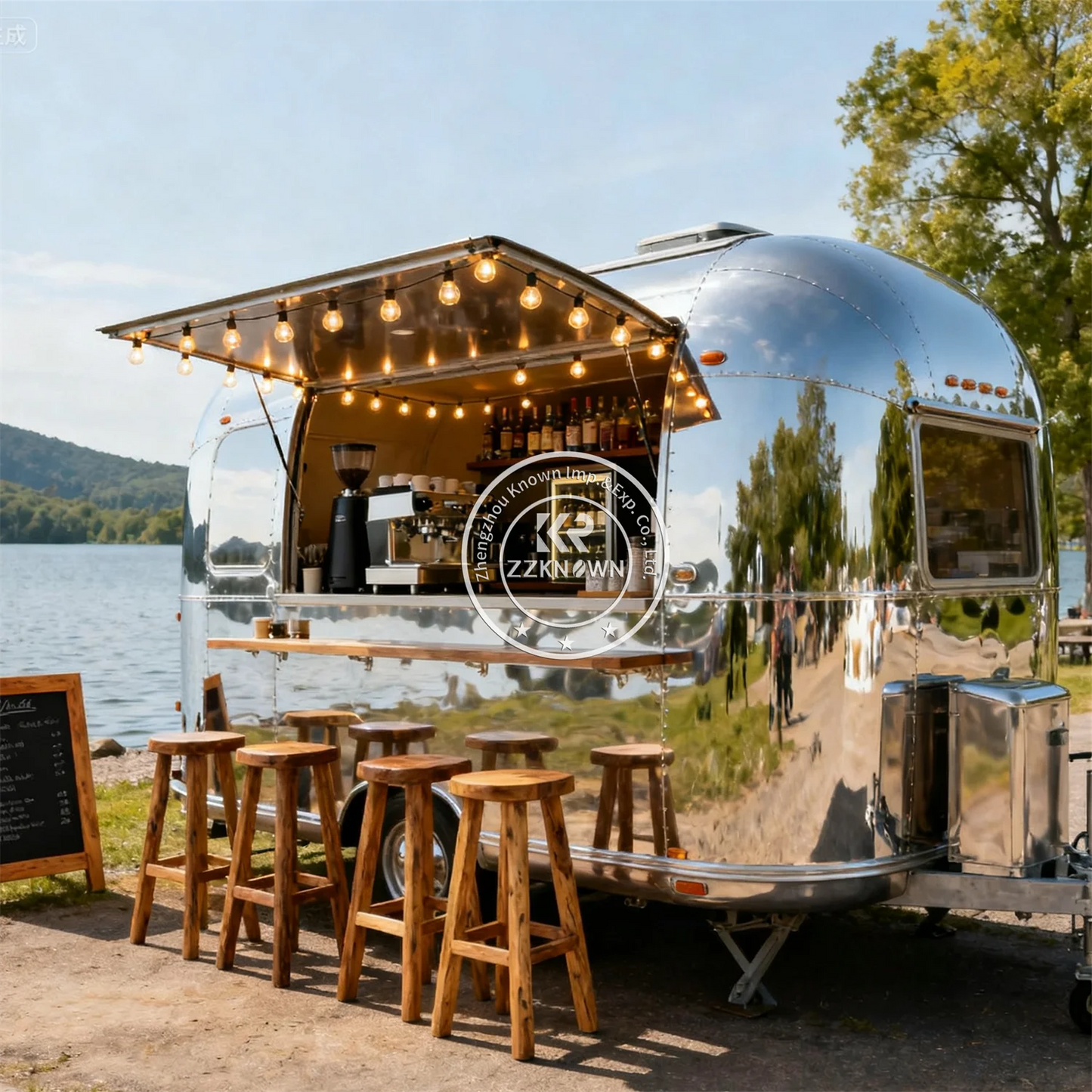 Burger Coffee Van Food Kiosk Cart Street Ice Cream Cart Food Truck Taco Pizza Foodtruck Mobile Hot Dog Concession Trailer