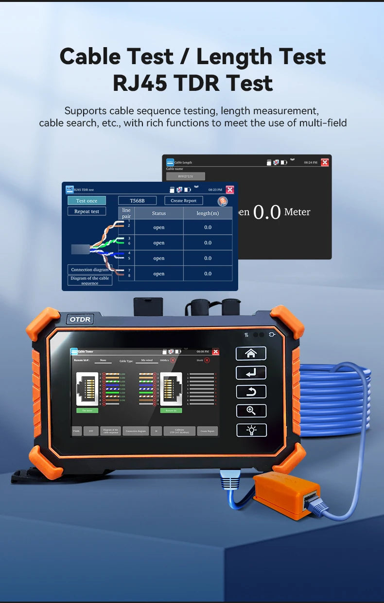 Hot Sale NOYAFA MOT-31 All-in-One OTDR Fiber Tester 1310/1550nm Dual Wavelength Network Test (PING,IP Scan,Prot Flashing) NF-983