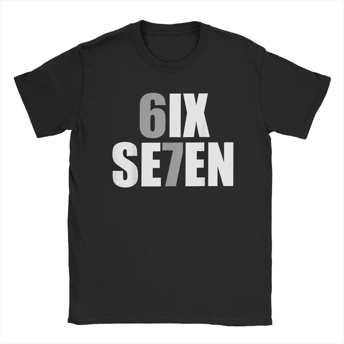 Fun Six Seven 6 7 Meme Design 6 7 Men Women's T Shirt Hipster Tee Shirt Short Sleeve Crewneck T-Shirts Pure Cotton Party Clothes