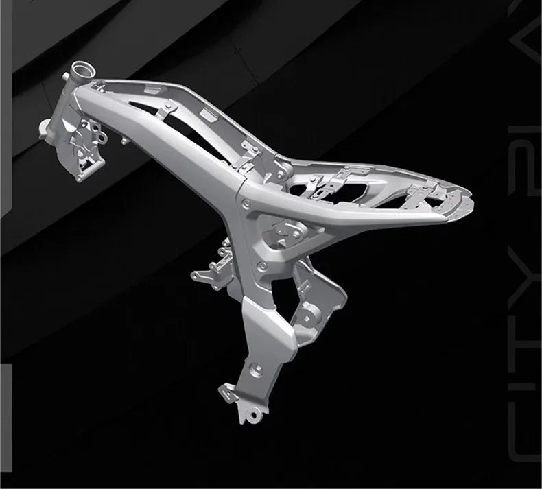 17" urban e-bike e-scooter 50km/h CITY  electric bicycle mid-motor mobility excursions Soft tail electric motorcycle smart ebike