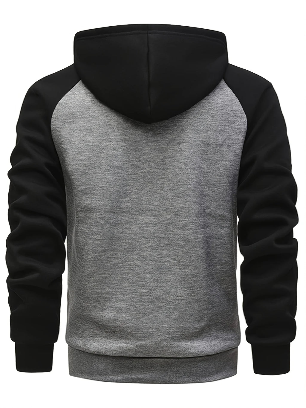 Autumn Winter New Zipper Fleece Hooded Coat Casual Men Women Plus Size Loose Pullover Fashion Raglan Sleeves Sweatshirt Top