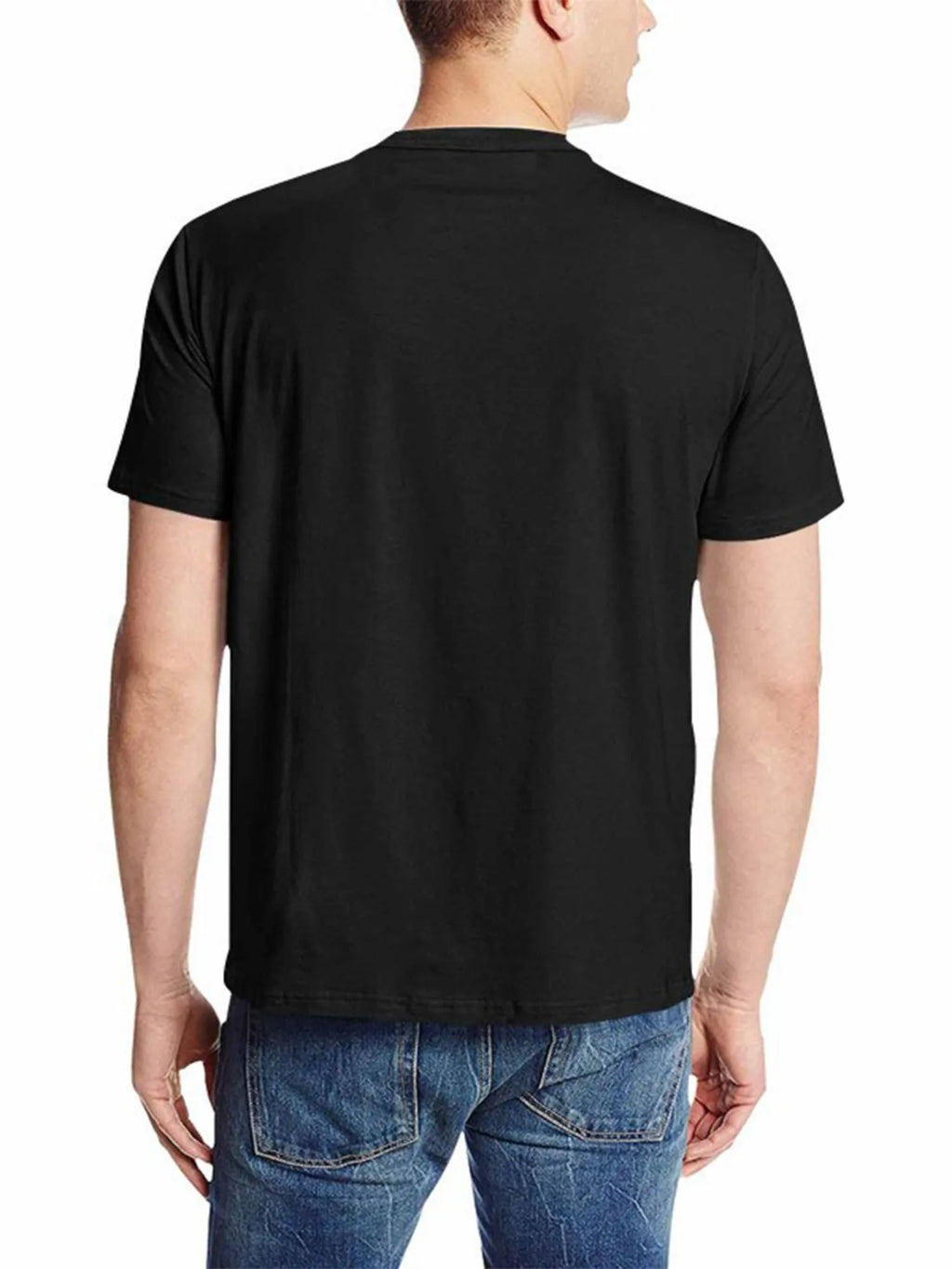 Cotton Graphic Husband Daddy Protector T-shirt - Men's Fashion Trend Casual Letter Printed Round Neck