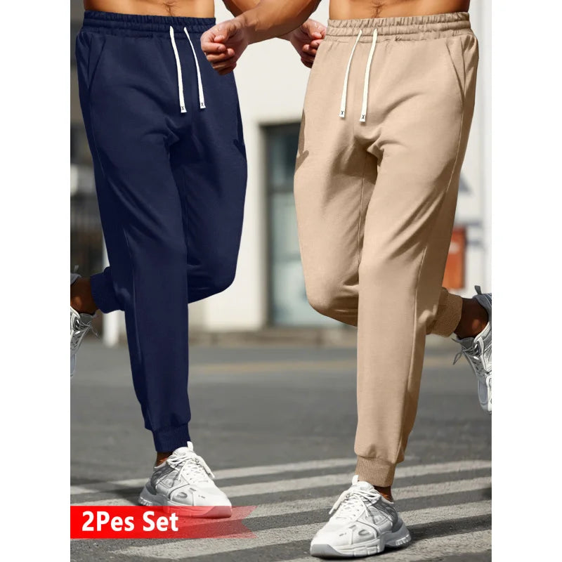 2-Pack Casual Pants Teenagers Women's Sports Clothing Sweatpants Cargo Y2k Man Jogger Woman Autumn Men's Baggy Sport Black