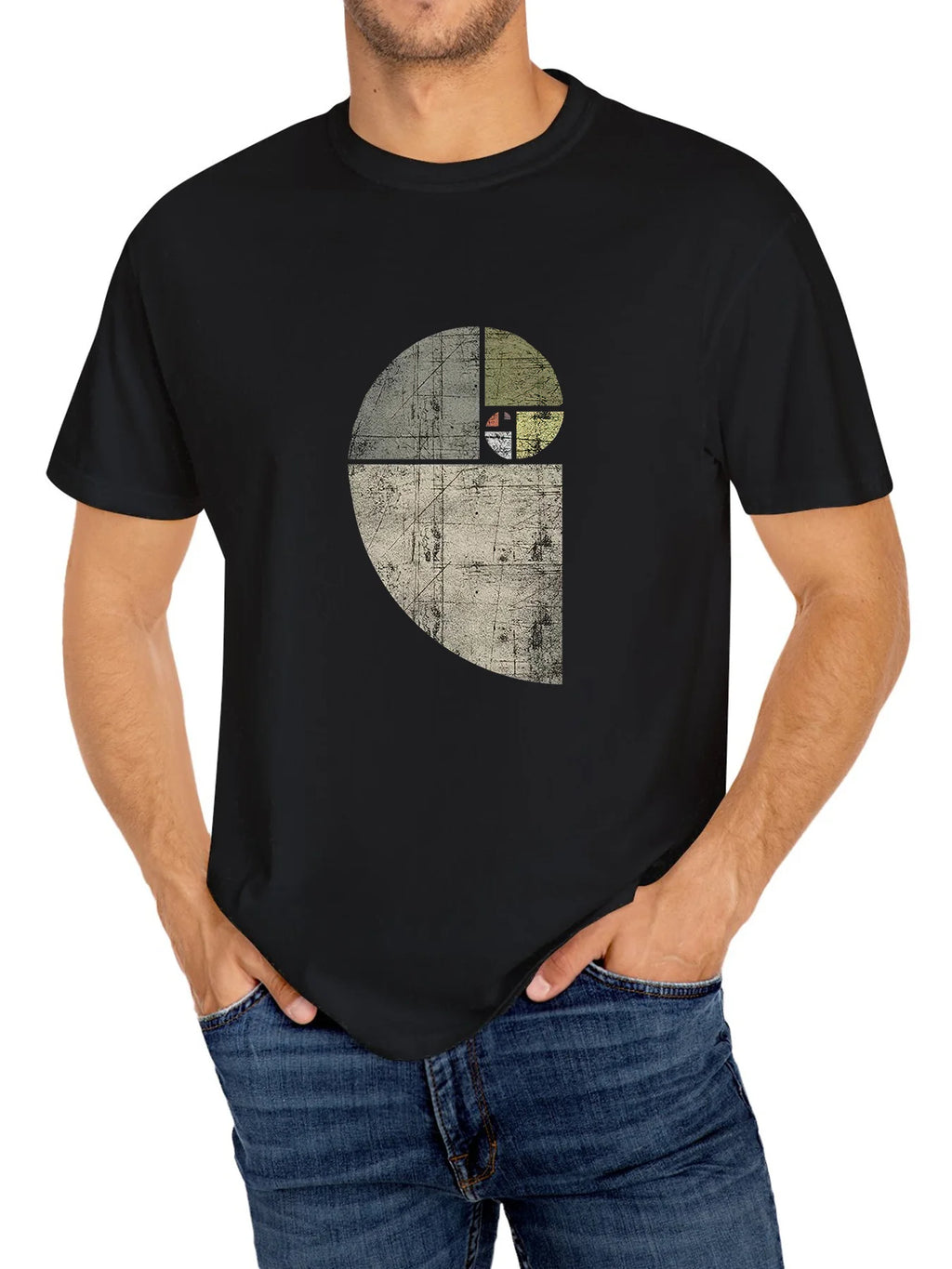 DERNM Men'S Casual Cotton T-Shirt - Short Sleeve, Round Neck with Unique Letter Print Design