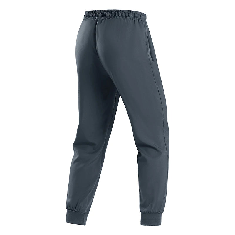 Joggers Man Breathable Quick Dry Sports Pants Spring Summer Drawstring Jogger Pants Men Sweatpants Fashion Casual Stretch Pants