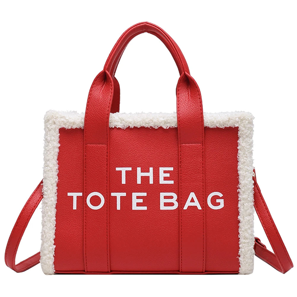 PU Leather Commute Bag Fashion Letter Square Bags Casual Soft for Girls Shopping