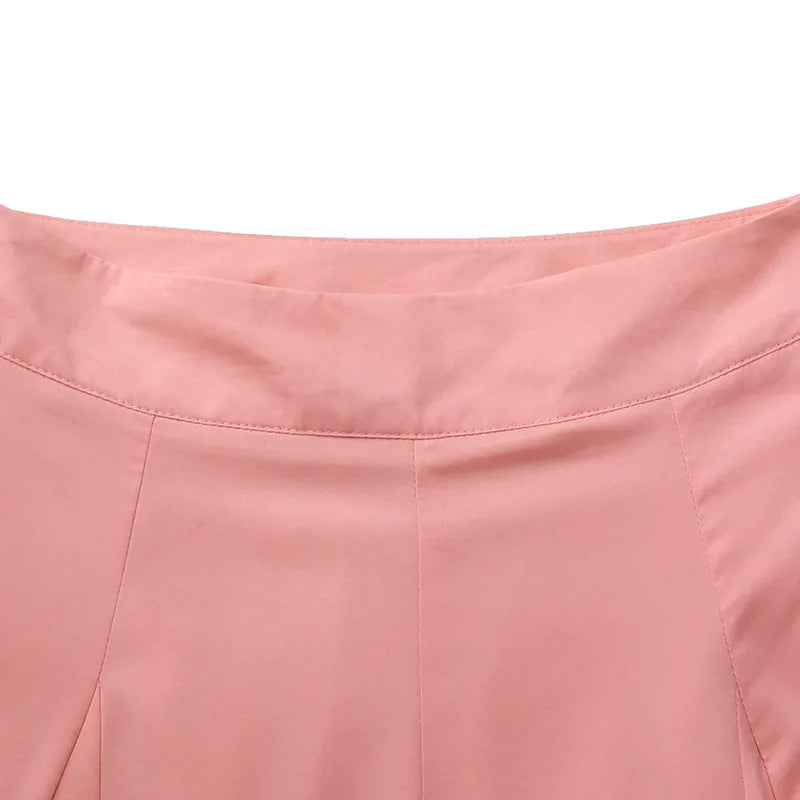 Fashion Women High Waist Wide Leg Pants Spring Autumn Female Elegant Flare Trousers Casual Solid Holiday Loose Long Pant New