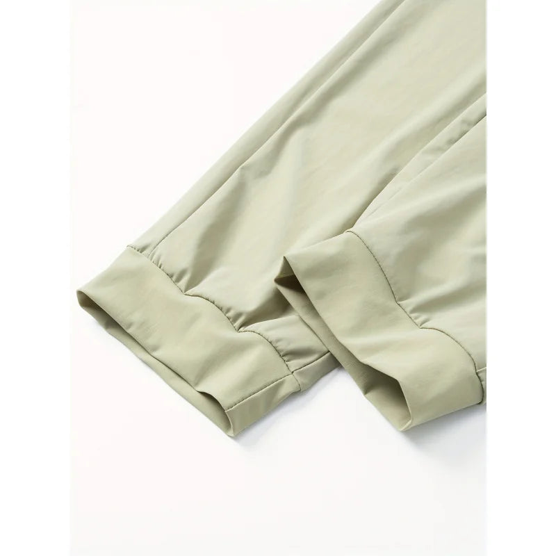 Men Gift Baggy Pants 3pc Men's Casual Sports Ice Silk Breathable Refreshing Elastic Quick-Drying Sports Fishing Gray Man Jogger