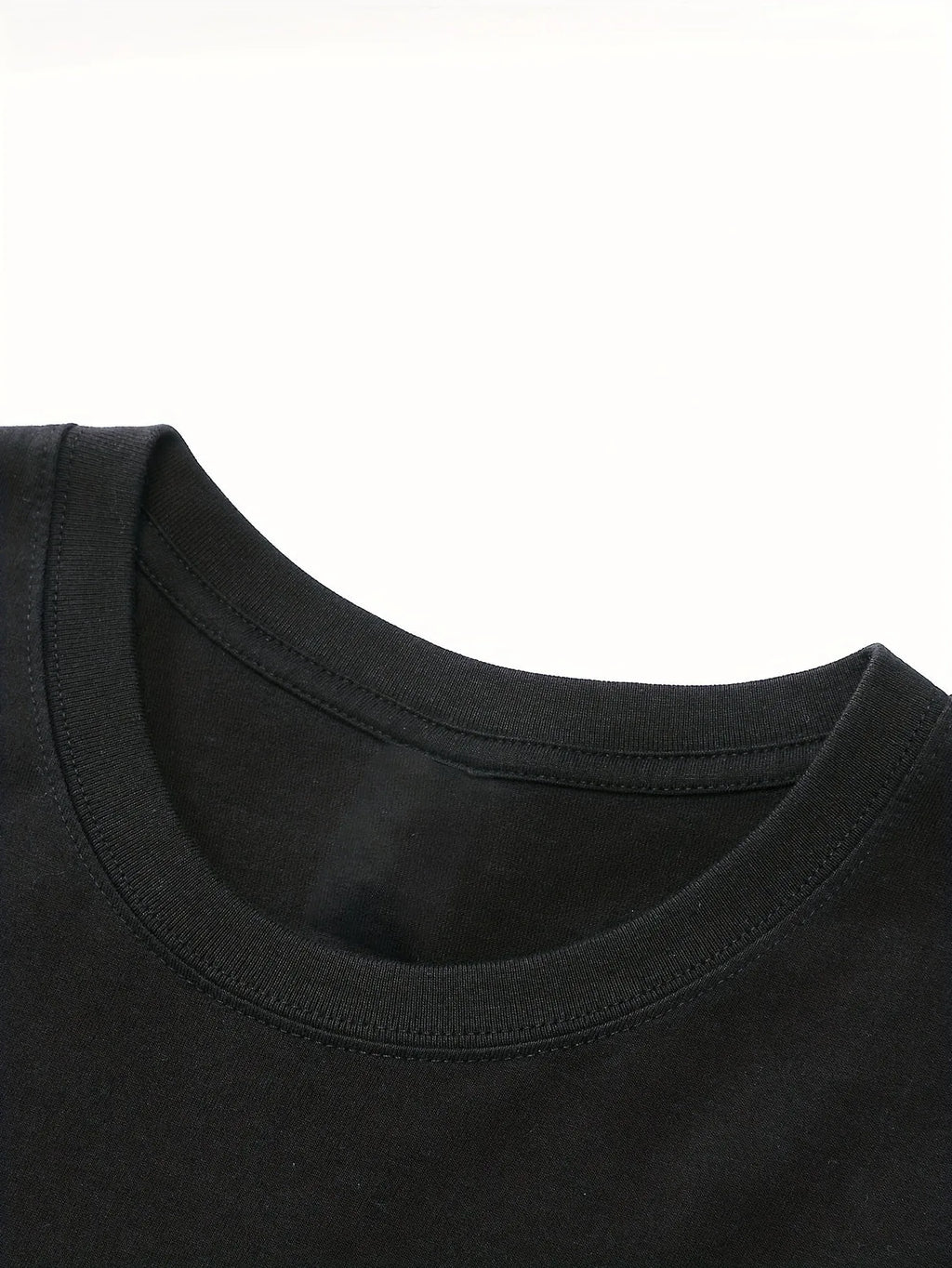 1pc Men'S Vintage Cross Print Cotton T-Shirt, Casual Round Neck Short Sleeve Tee, Summer Knit Fabric