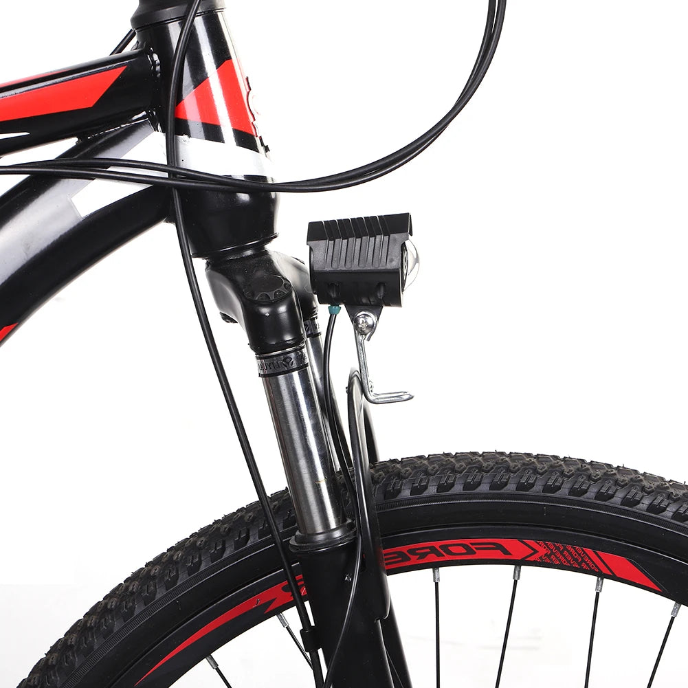 Ebike E-Bike 36V 48V 60V 80V Electric Bicycle Light with Horn Waterproof Scooters Motorcycle Headlight Horn Set Front Headlight