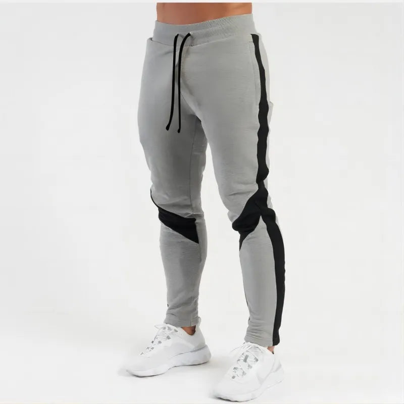 Mens Joggers Casual Pants Fitness Men Sportswear Tracksuit Bottoms Skinny Sweatpants Trousers Black Gyms Jogger Track Pants