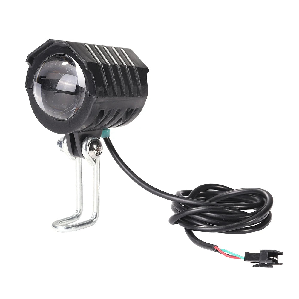 Ebike E-Bike 36V 48V 60V 80V Electric Bicycle Light with Horn Waterproof Scooters Motorcycle Headlight Horn Set Front Headlight