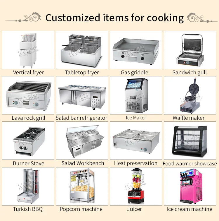 Customizable Stainless Steel Fast Food Truck Hot Dog Pizza Coffee Ice Cream Mobile  Food Trailer With Full Equipment