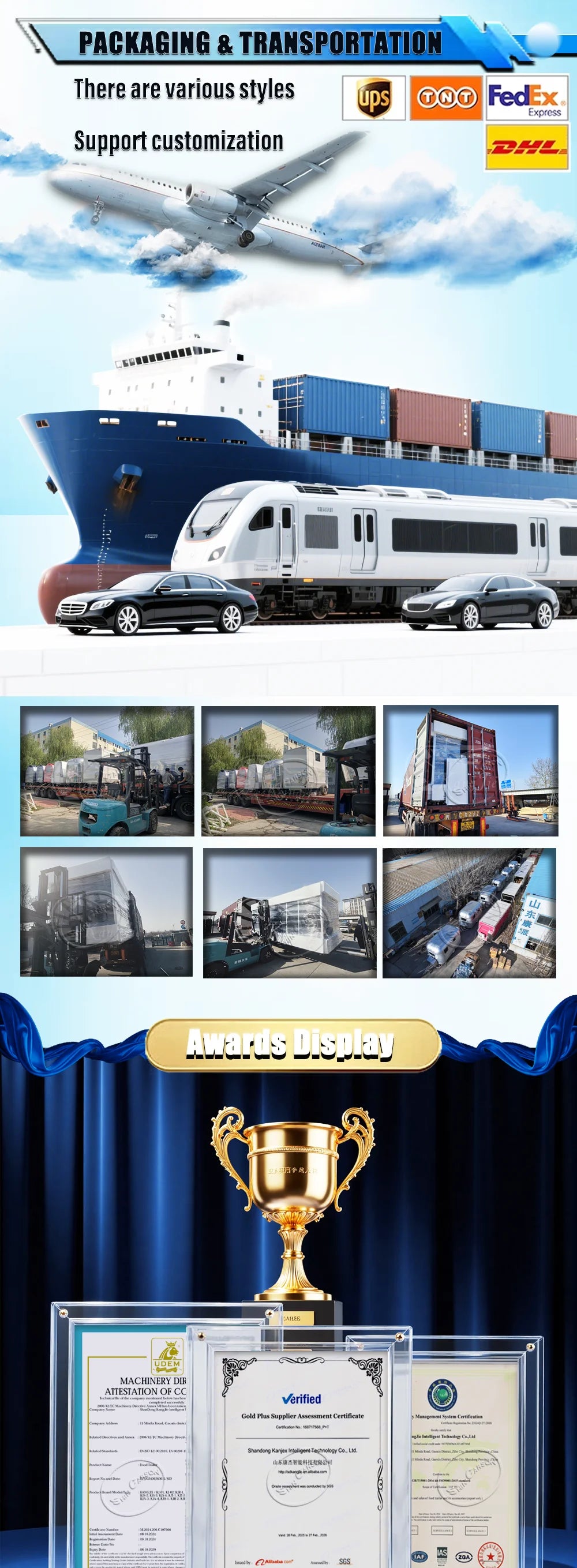 Fully Equipped Ice Cream Food Truck with Full Kitchen Trailer, Fast Food Trailer, Mobile Street Food Cart