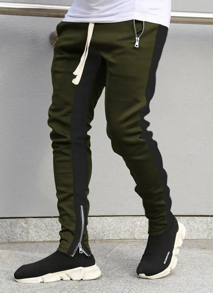 New Mens Casual Fashion Pants Sportswear Skinny Male Trousers Gyms Tracksuits Bottoms Hip Hop Streetwear Joggers Sweatpants K169
