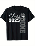 2025 Graduate T-Shirt - 100% Cotton T-Shirt I Did It Graduation 2025 Graduate Class Of 2025 Senior T-Shirt