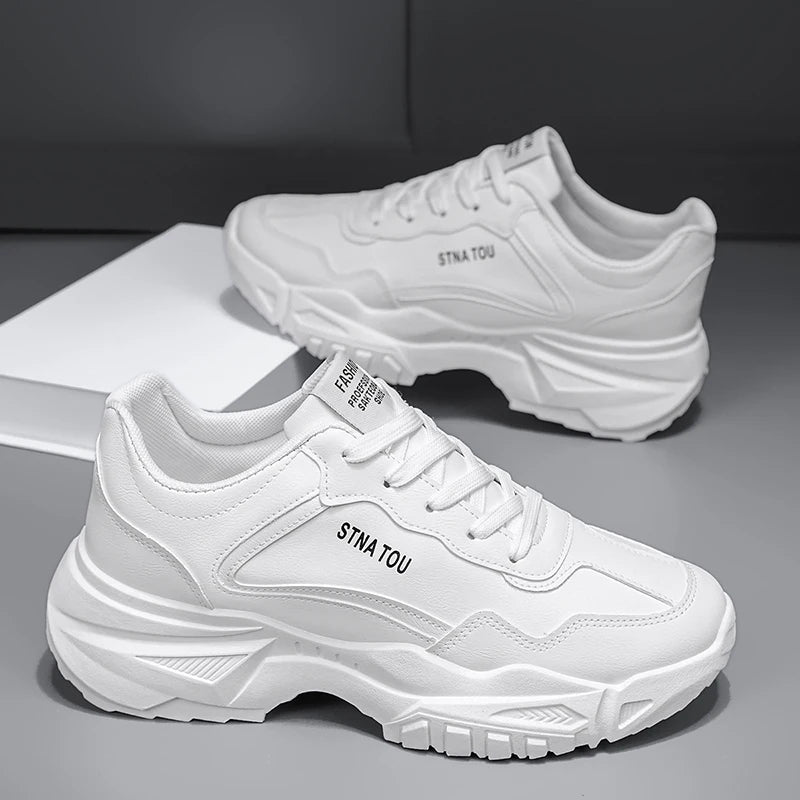 Men's Shoes 2025 New Fashionable and Versatile Casual Shoes Thick soled Anti slip Sports Shoes