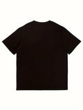 green Black Cotton T-shirt Men's 180G