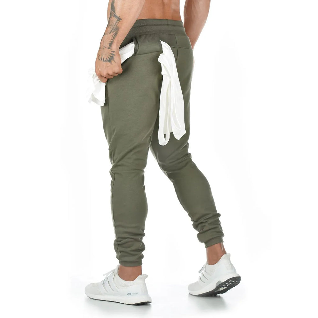 Casual sports trousers men's cotton fitness trousers running training trousers