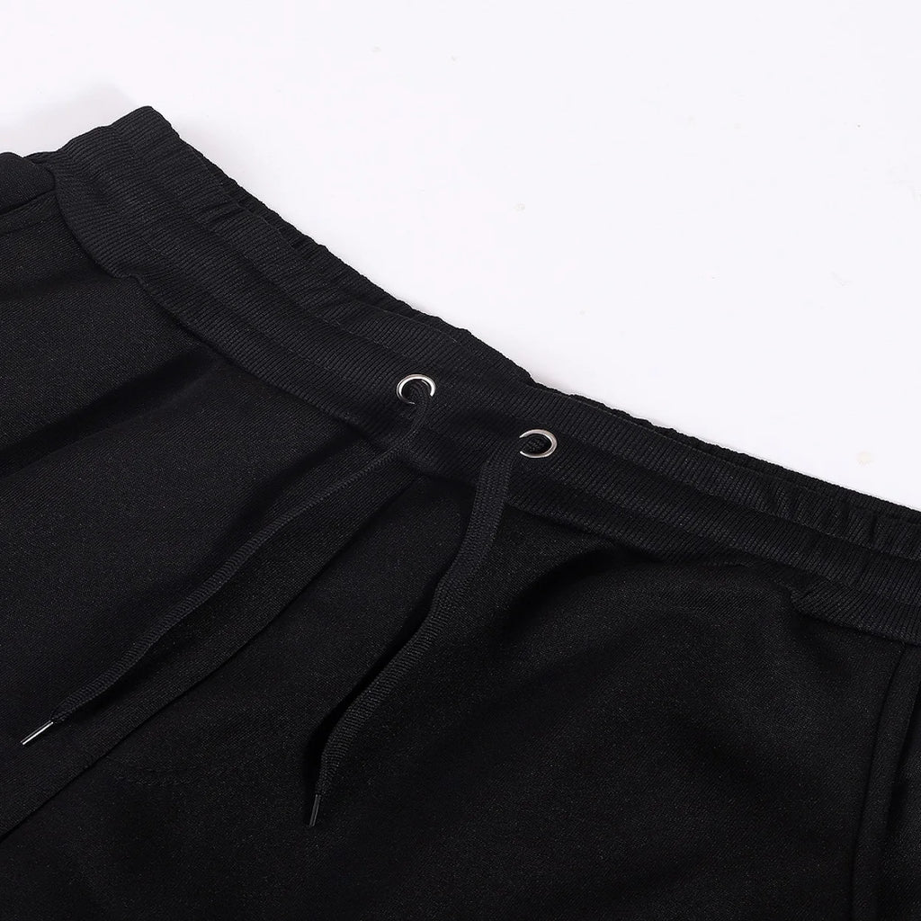 Mens Sweatpants Straight Fit Joggers for Sports and Streetwear Loose Oversized Drawstring Long Pants Men Multi-pocket Pants