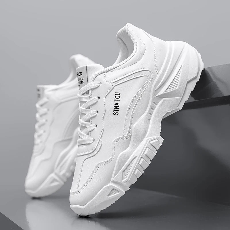 Men's Shoes 2025 New Fashionable and Versatile Casual Shoes Thick soled Anti slip Sports Shoes