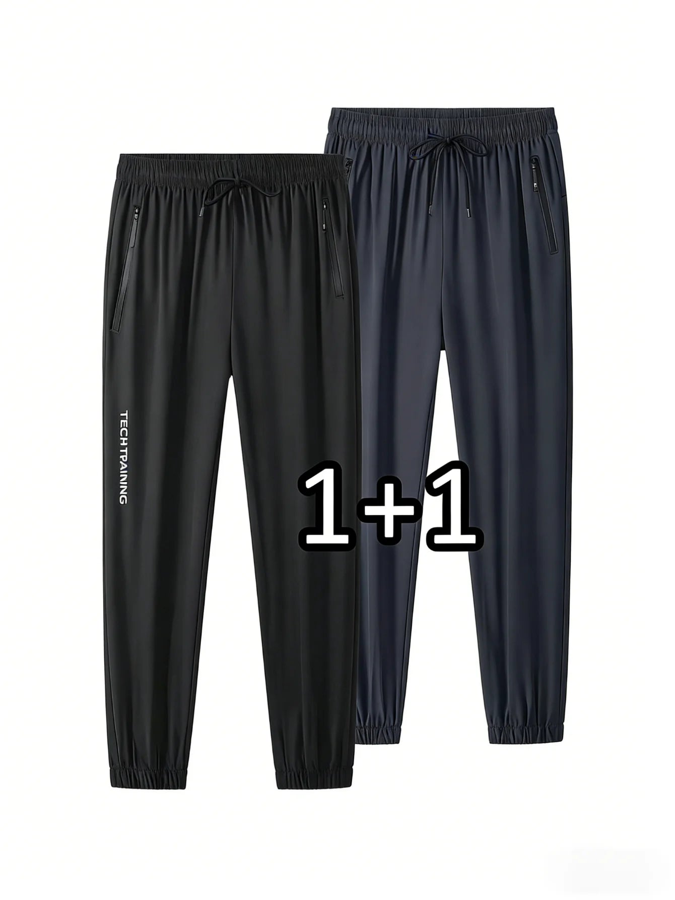 2-piece set Summer Thin Casual Sports Jogging Pants for Men Casual Trousers Man Fishing Joggers Y2k Football Sweatpants Gym Man