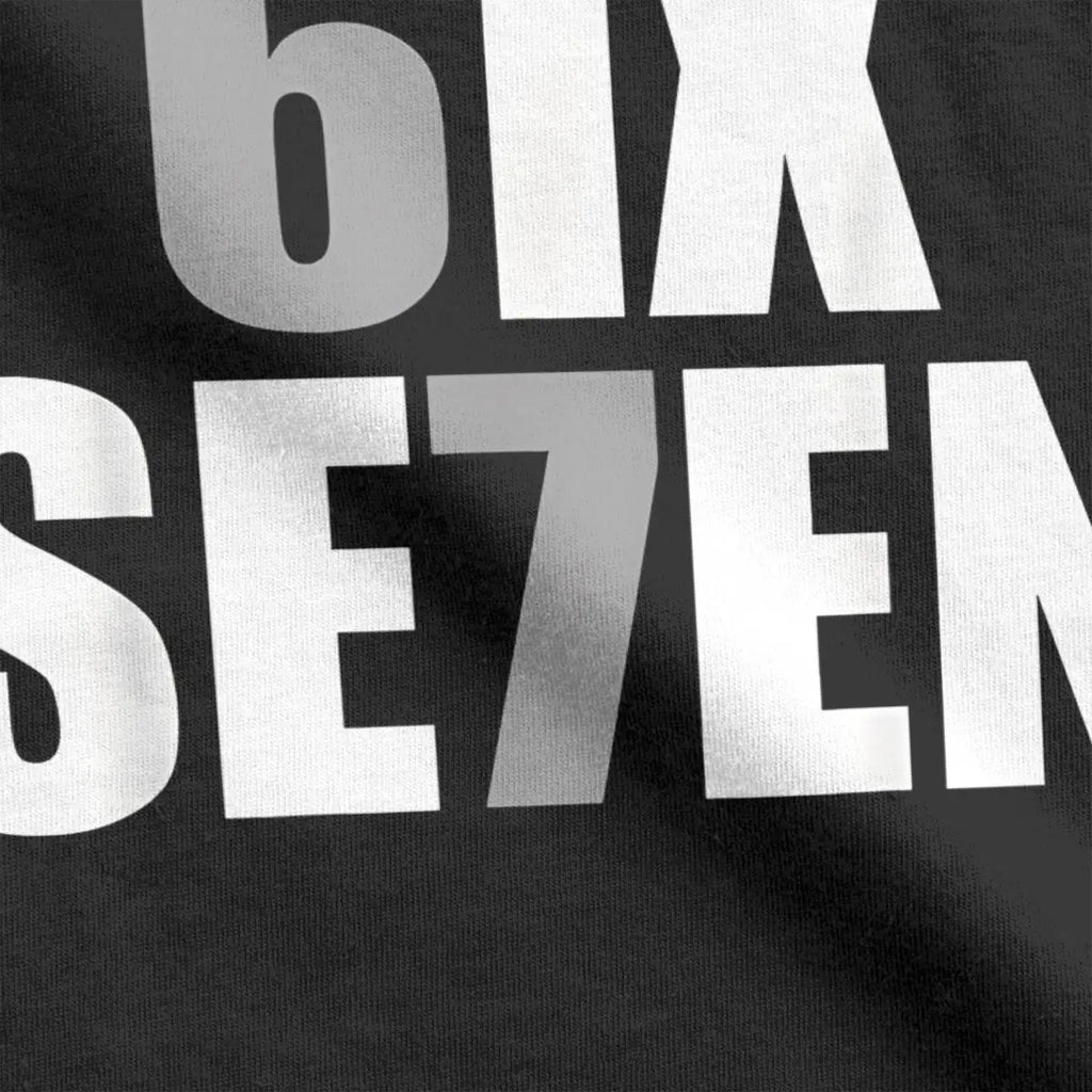 Fun Six Seven 6 7 Meme Design 6 7 Men Women's T Shirt Hipster Tee Shirt Short Sleeve Crewneck T-Shirts Pure Cotton Party Clothes