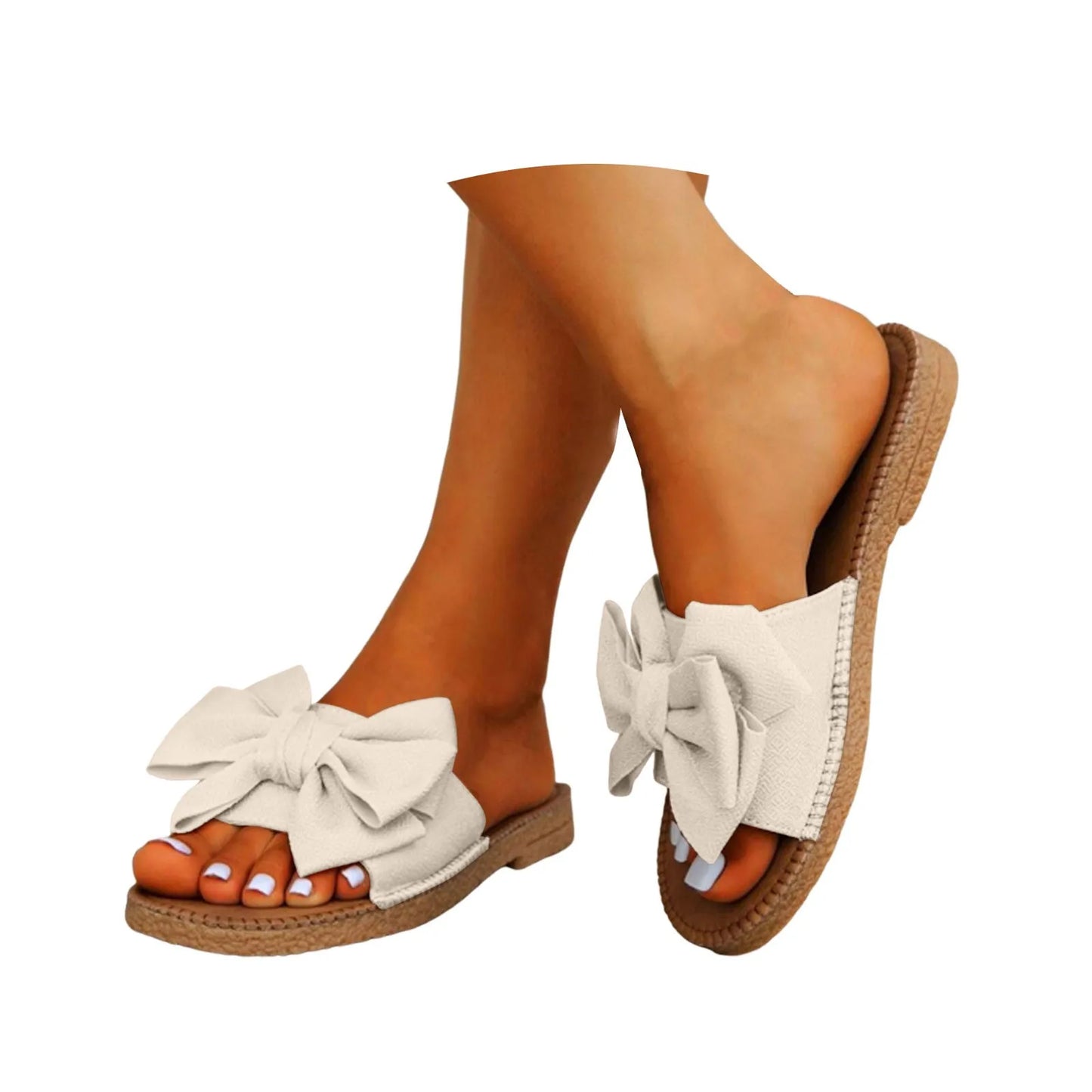 Women'S Casual Summer Sandals With Big Bowknot