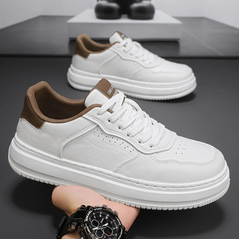 Men's Shoes Spring and Autumn Soft-sole Non-slip Casual Shoes Fashion Joker Outdoor Walking Shoes Youth Light Sports Board Shoe