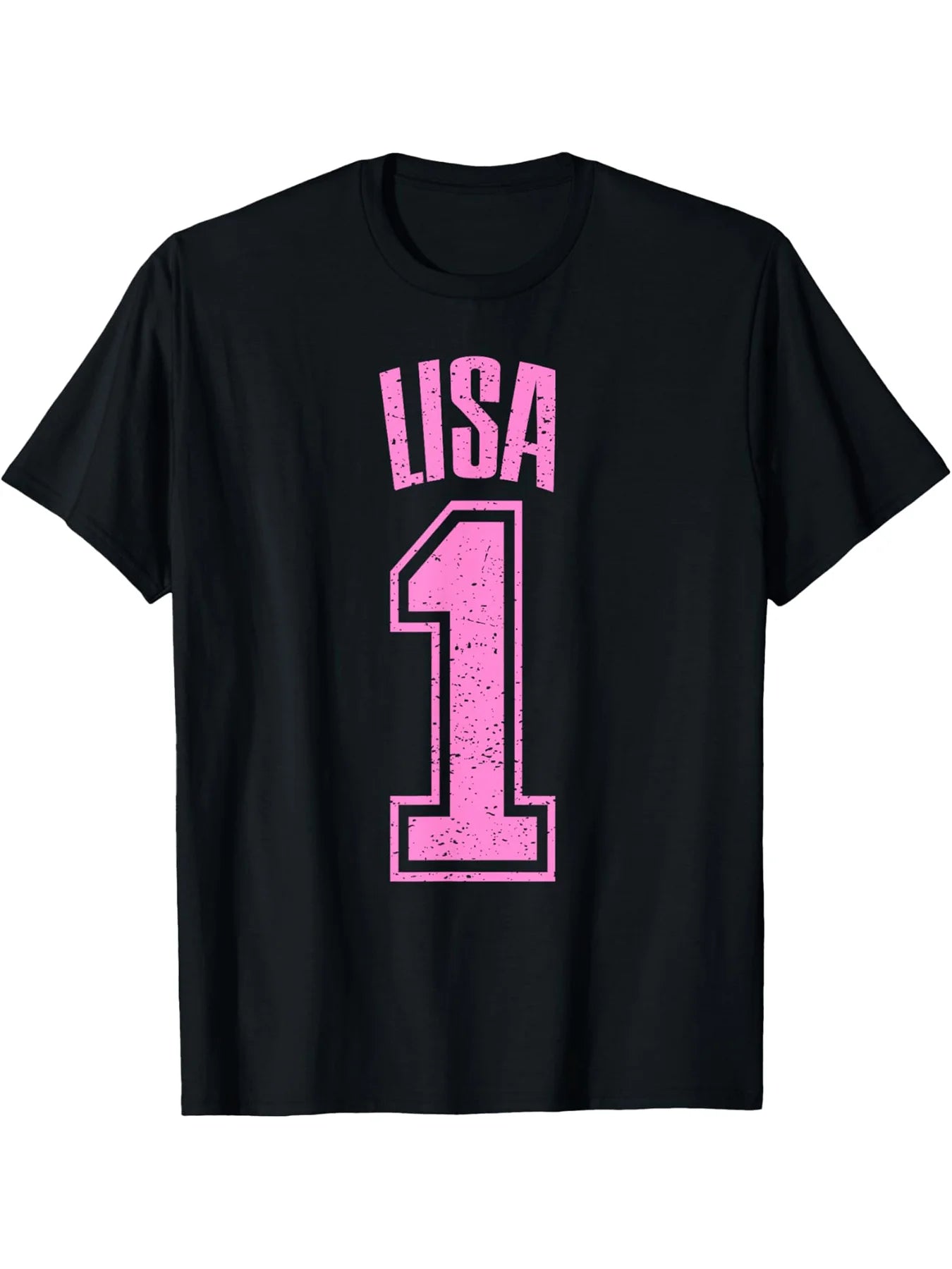 Lisa Supporter Number 1 Biggest Fan T-Shirt Selected pure cotton interesting design DIY short sleeve t-shirt Men