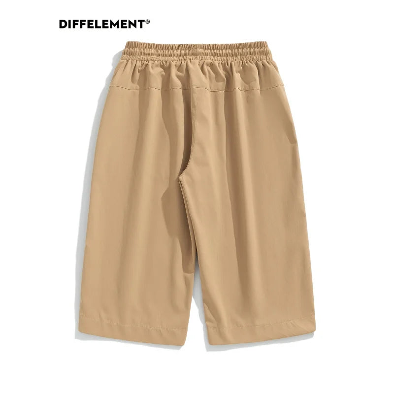 Men Pants Summer Men's Clothes Casual Sports Cropped Drawstring Design Outdoor Running Sports Shorts Clothing Beach Man Workwear