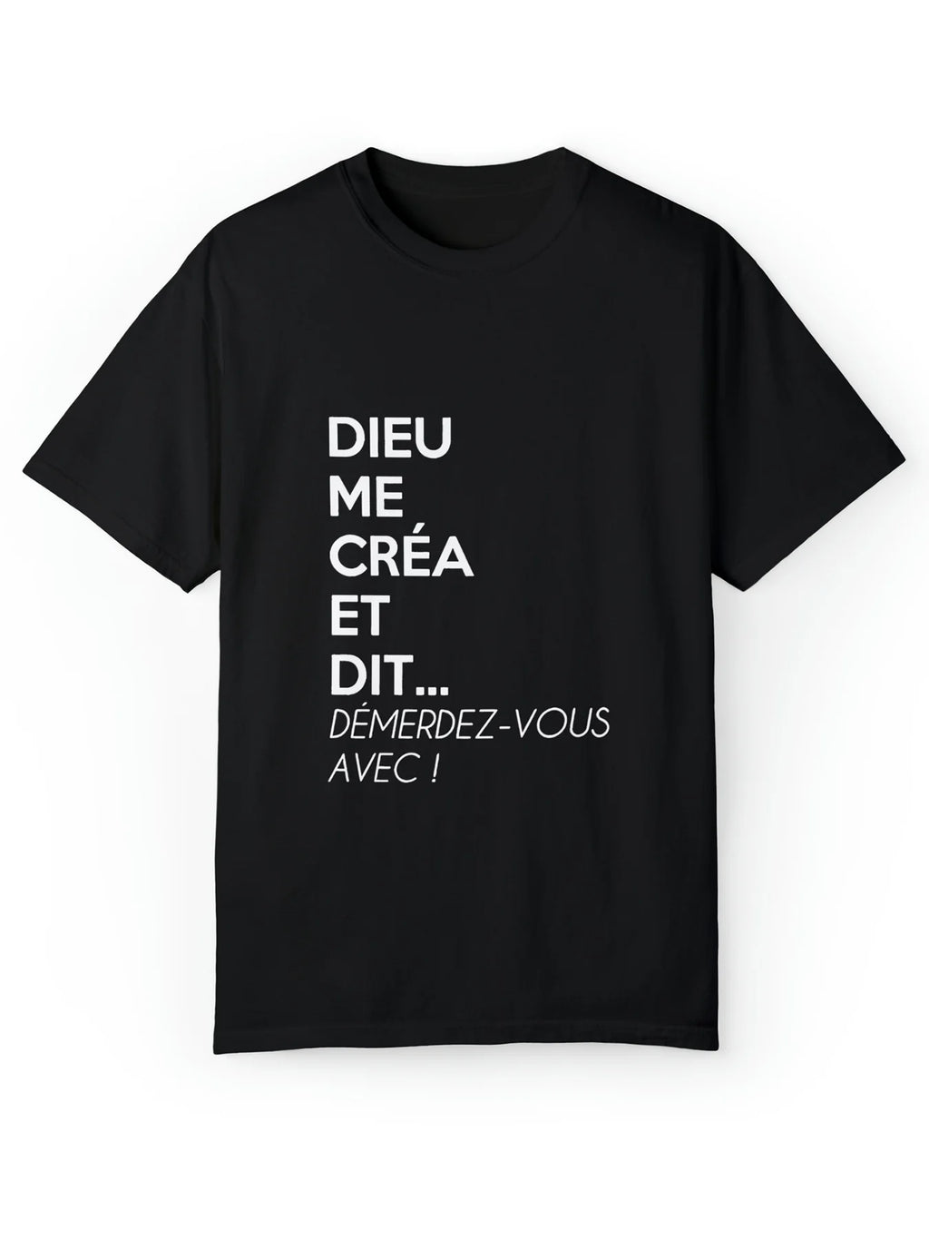 Men'S Cotton Casual T-Shirt - Short Sleeve, Round Neck with Letter Print