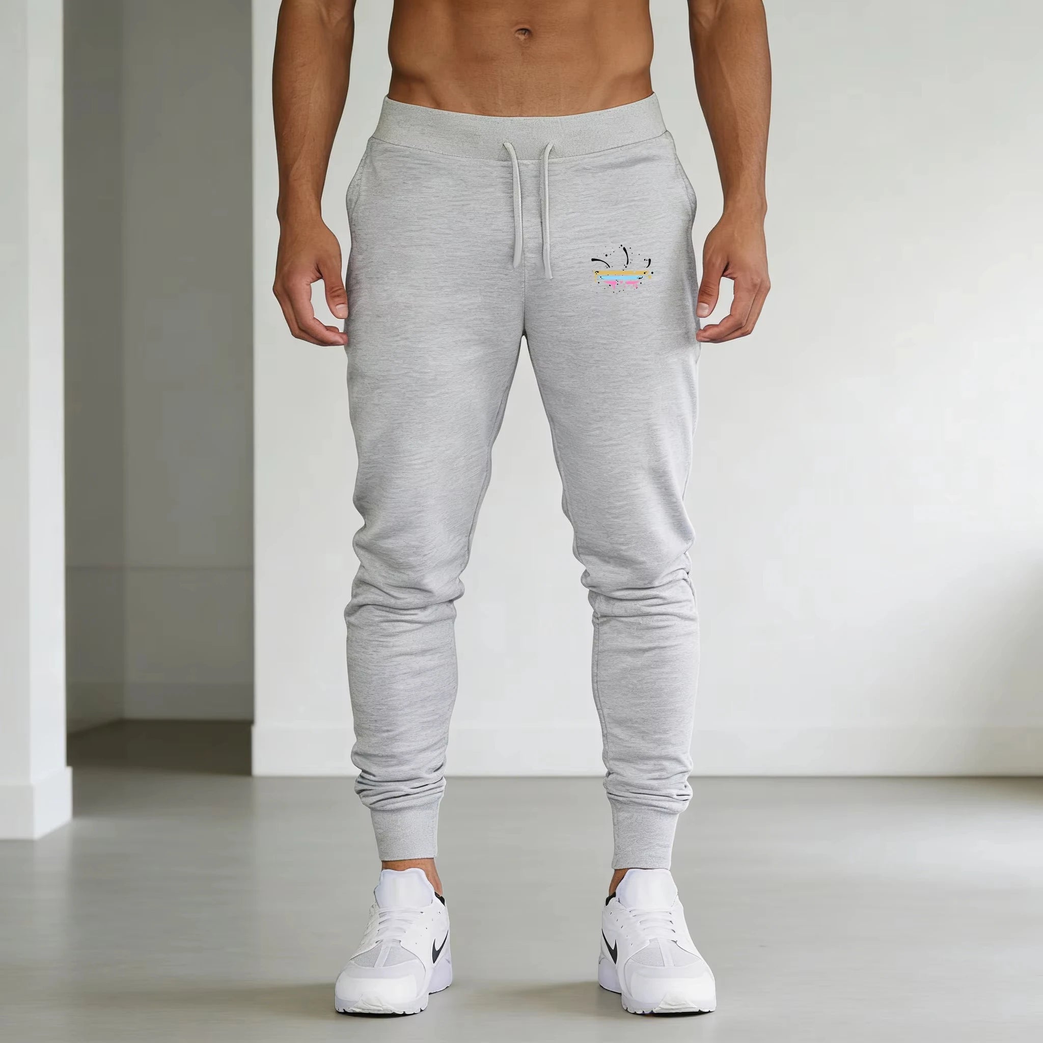 Jogger Sporty Man Pants Fitness Sports Pants Men Black Jogging Pants Men's Running Sports Pants Summer Thin Training Pants S-3XL