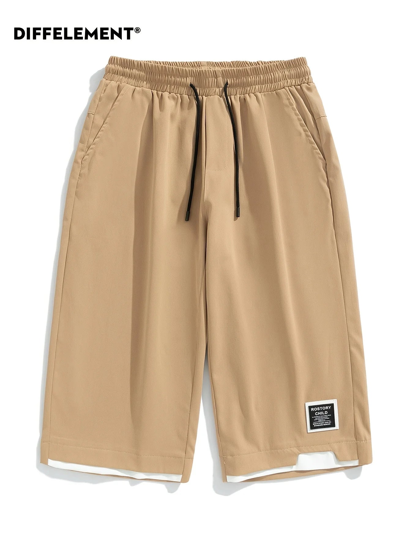 Men Pants Summer Men's Clothes Casual Sports Cropped Drawstring Design Outdoor Running Sports Shorts Clothing Beach Man Workwear