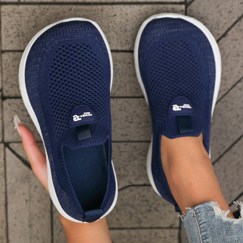 Barefoot Shoe Wide Footed Thick Soled Shoes for Both Men and Women 2025 New Spring Mesh Sports Shoes for Casual Tennis Female