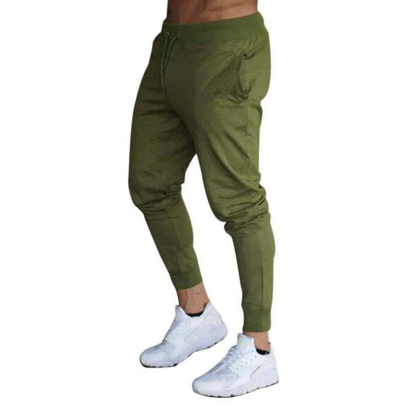 Men Black Pants Hip Hop Drawstring Jogger Fashion Comfortable Trousers Male Casual Sweatpants Loose Elastic Waist Sportswear