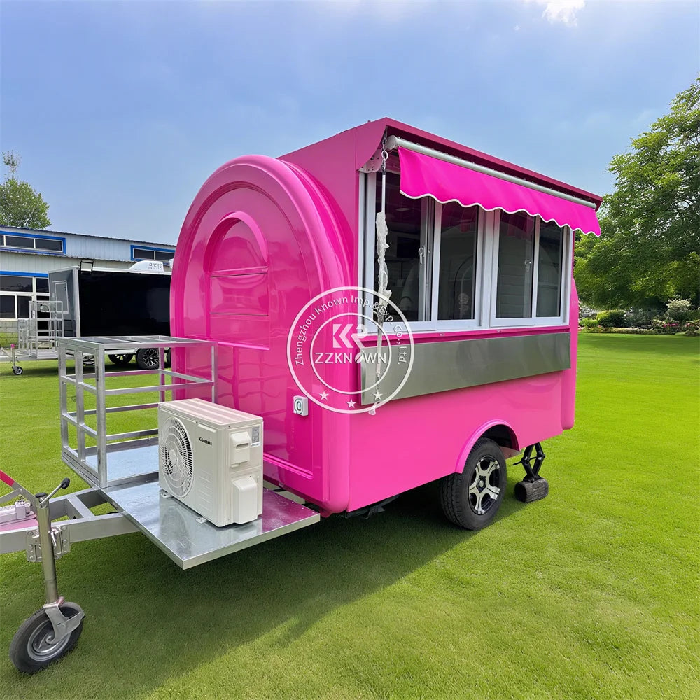 USA Approved Mobile Pizza Cake Dessert Roasted Corn Potato Trailer Food Truck Bakery Catering Food Truck With Full Kitchen