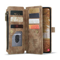 for Samsung Galaxy A55 A35 A25 5G (2024) Wallet Case, Durable PU Leather Magnetic Flip Strap Wristlet Zipper Card Holder Cover