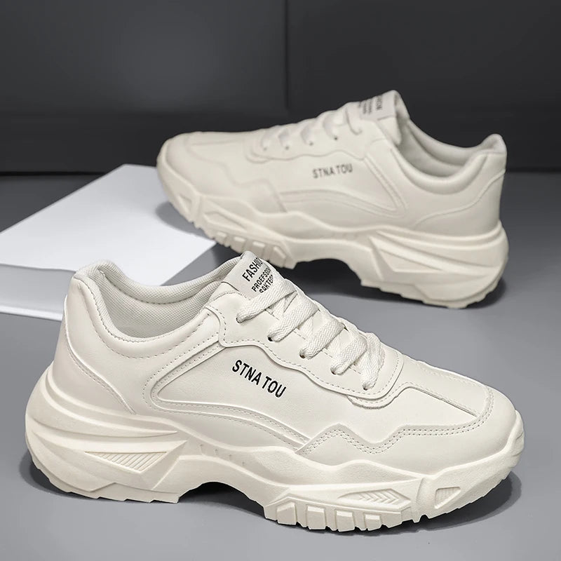 Men's Shoes 2025 New Fashionable and Versatile Casual Shoes Thick soled Anti slip Sports Shoes