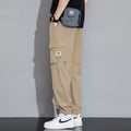 Straight Working Pants Men American Retro Autumn New Fashion Large Size Loose Casual Wide-Level Pants Men Y2k