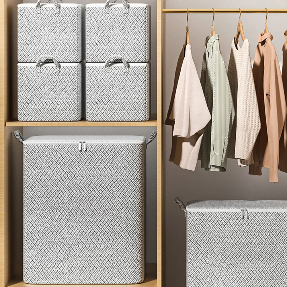 Cubes Organizer Container Multifunctional Clothes Storage Baskets Stackable Large Capacity House-Moving Household Closet Storage