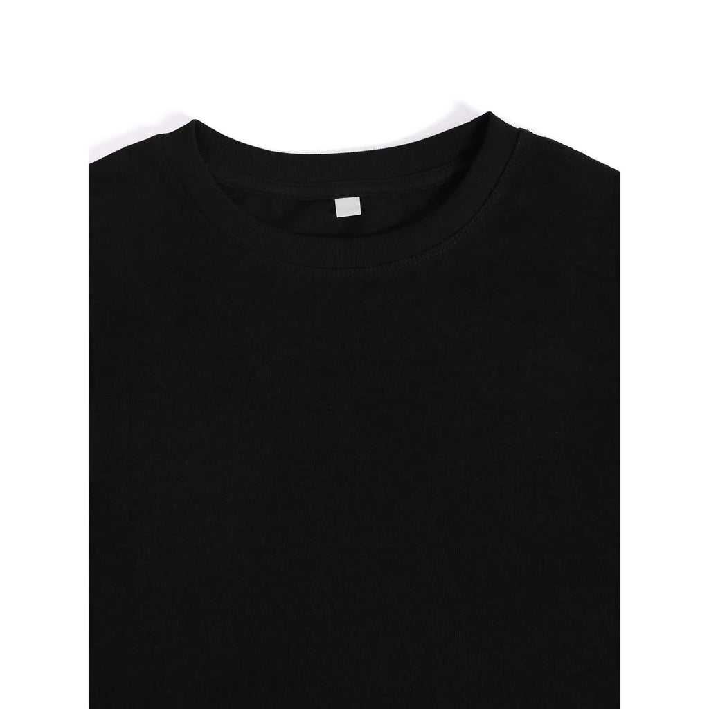 Letter Print Crew Neck T-Shirt, Short Sleeve Casual T-Shirt For Spring & Summer, Women's Clothing Blended Material