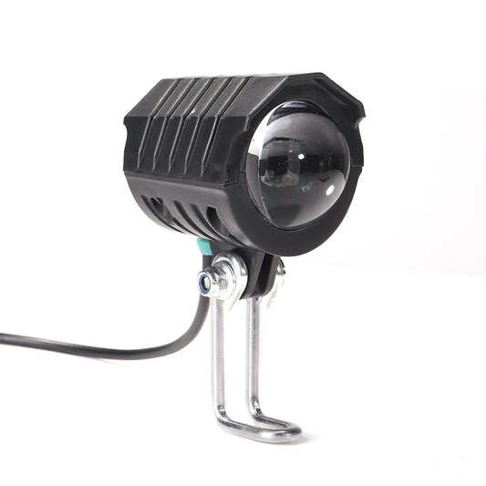 Ebike E-Bike 36V 48V 60V 80V Electric Bicycle Light with Horn Waterproof Scooters Motorcycle Headlight Horn Set Front Headlight